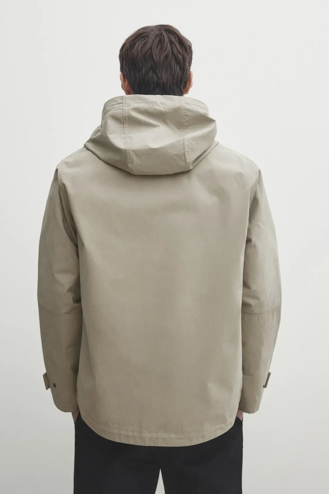 Parka with removable lining